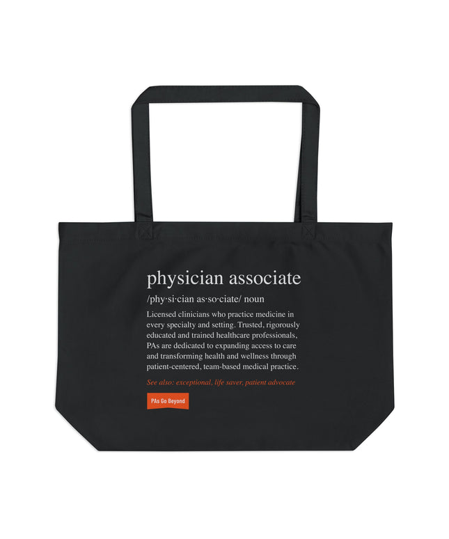 Physician Associate Definition Tote | Large