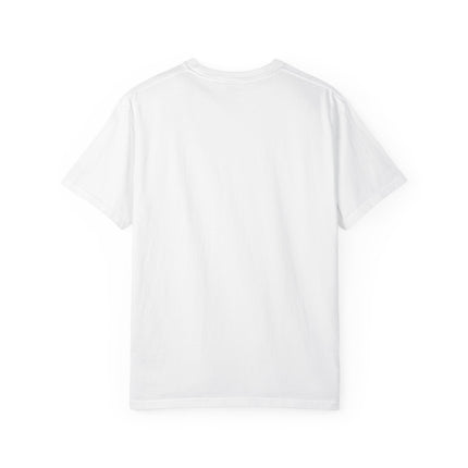 Back of plain white t-shirt